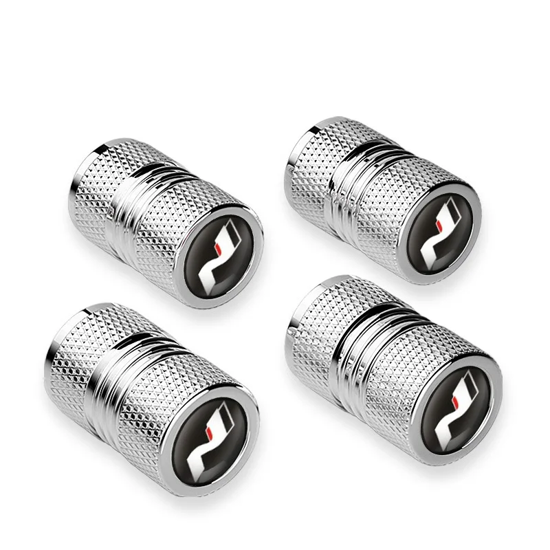 

4 шт. автомобильные наклейки, универсальные колпачки для клапанов автомобильных колес, аксессуары для Hyundai N Line i20 i30 Sonata Santa FE N, автомобильный Стайлинг