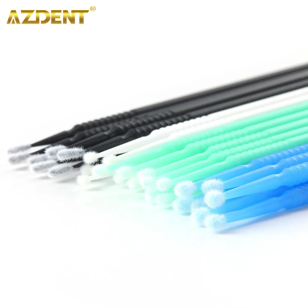100 шт. AZDENT стоматологическая микрокисть бутылка одноразовые микрокисти