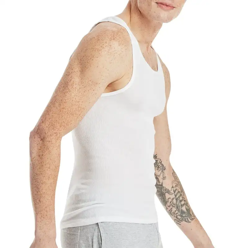 

6 Pack Men's White Tank Undershirts - Great Value and Comfort Combination!