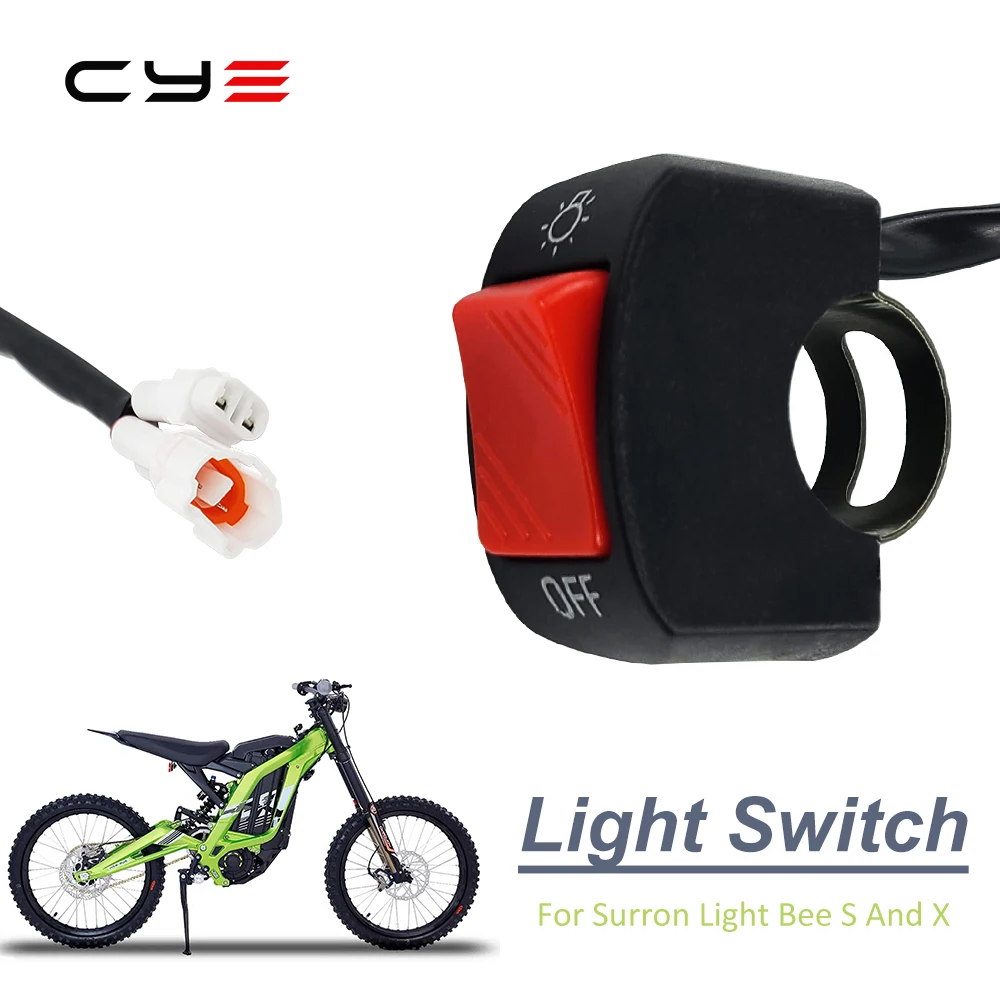 

Переключатель на руль мотоцикла подходит для Sur-Ron светильник Bee X и S. Головной выключатель света для SURRON. Переключатель ВКЛ./ВЫКЛ. Аксессуары для двигателя