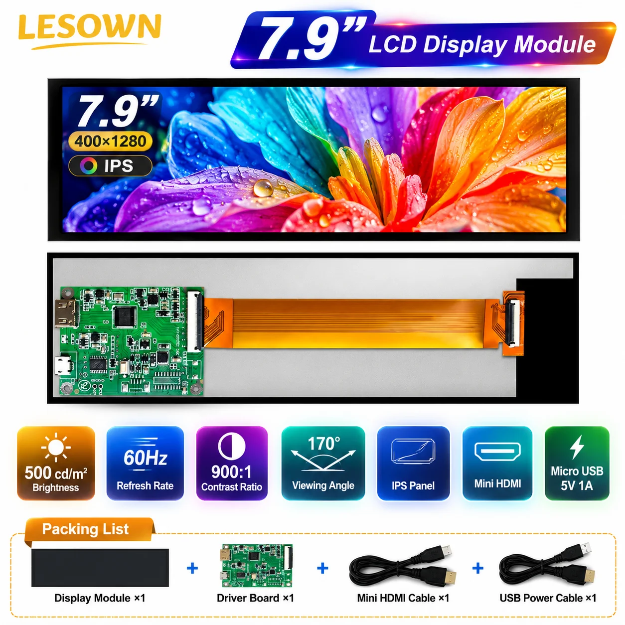 Фото Монитор LESOWN 7.9