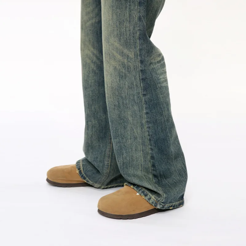 Летние расклешенные брюки NOYMEI новинка 2024 индивидуальные мужские джинсы