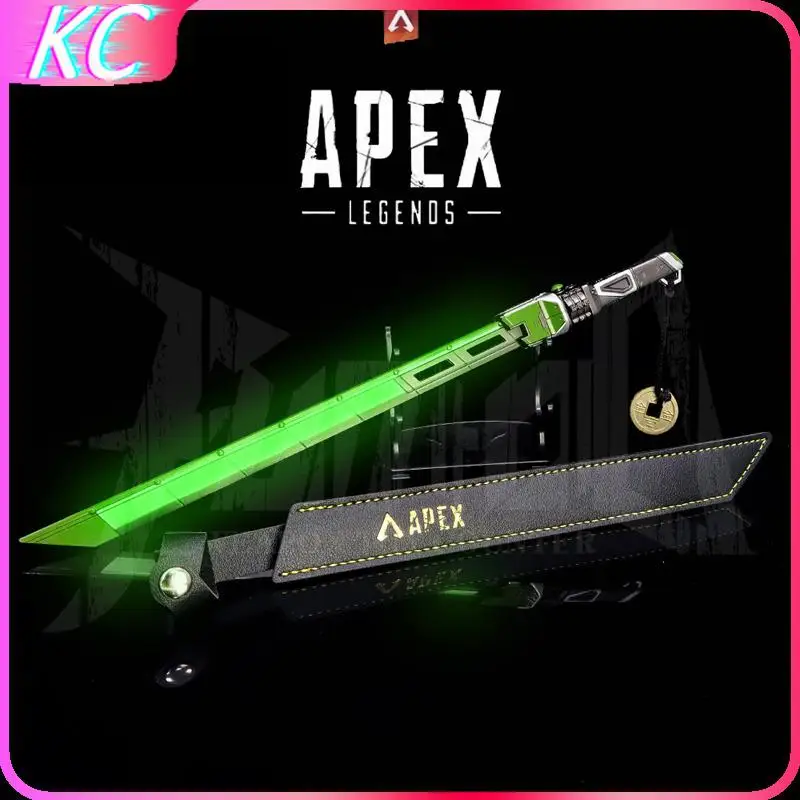 

Apex Legends Swords Keychain Crypto Heirloom Glow Heirlooms Biwon Blade Katana Knife Weapon Alloy Model Figure Decor Toys Gift