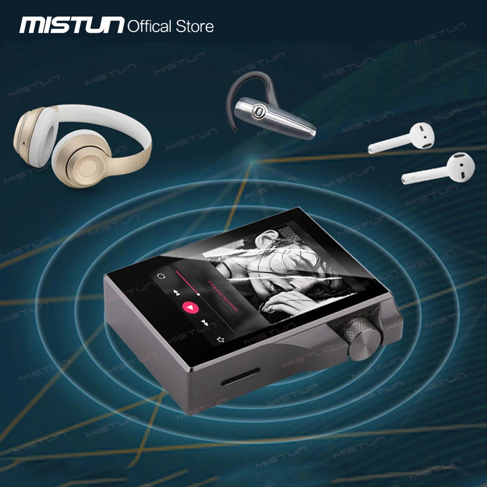 Mp3-плеер с Bluetooth Hi-Fi без потерь сенсорный экран 2 4 дюйма |