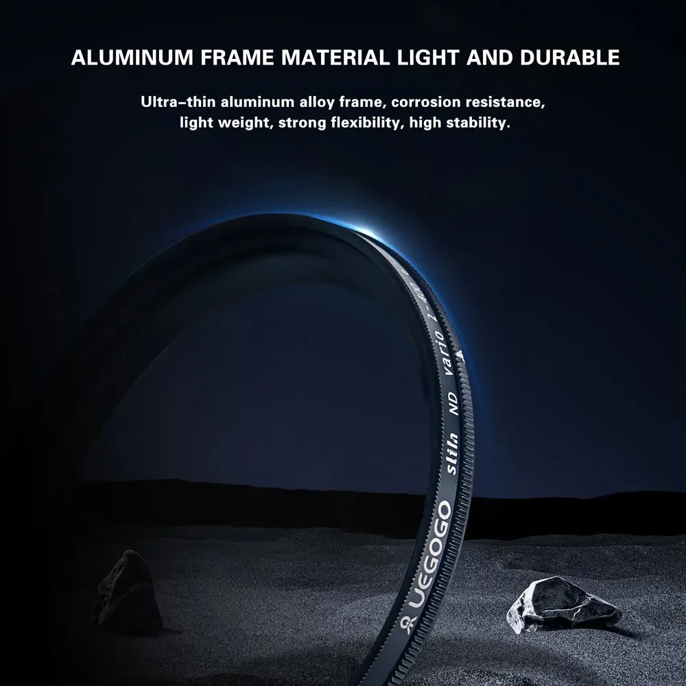 UEGOGO ND2-ND400 ND фильтрующий фейдер регулируемая нейтральная плотность переменная