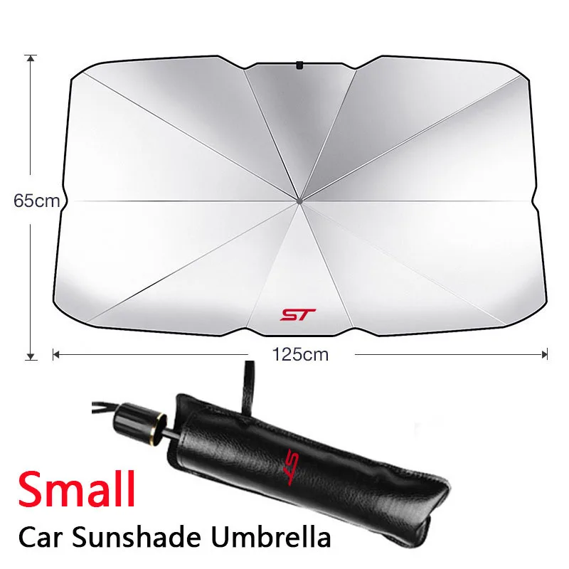 

Автомобильный зонт от солнца, переднее окно автомобиля, солнцезащитный козырек для Ford ST STLine Focus x 2 3 Kuga FIESTA MONDEO