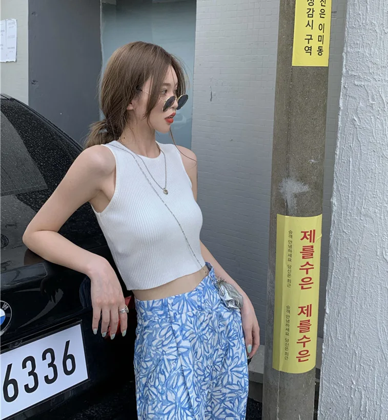 

Sexy Women Tanks Camis Yellow Color Summer Crop Short Tees T-Shirt Clothes