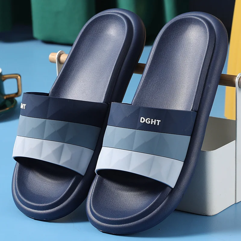 Slippers home antiskid couple slippers wear resistant Comfortable fashion slippers women shoes Bathroom Slippers