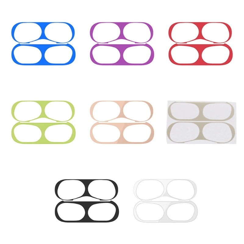 

Stickers for airpods Pro 2 Earbuds Cover Box Guard Sticker Multiple Colors Dropship