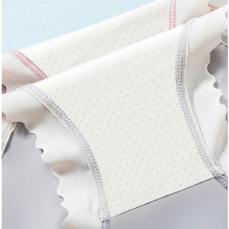 Бесшовные трусы для женщин шелковое нижнее белье 2 шт./компл. женские прозрачные