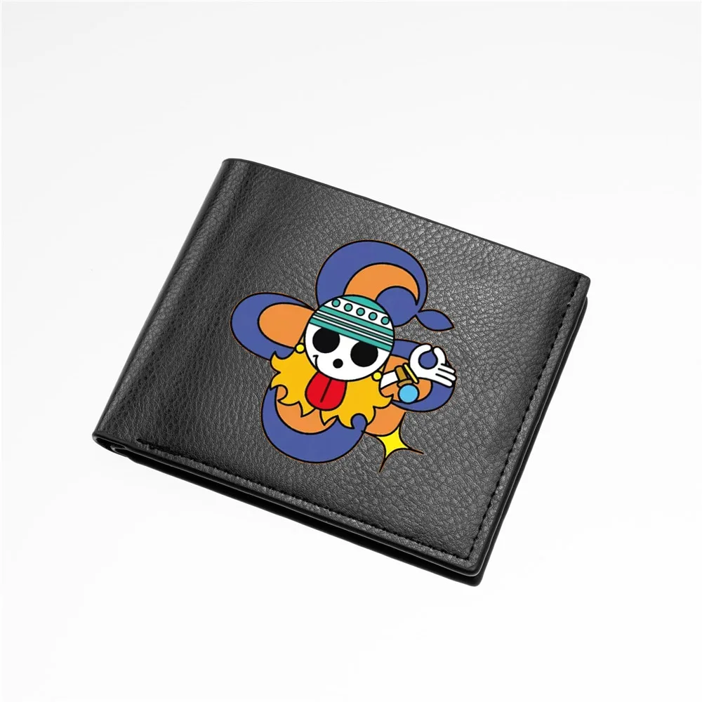 

One Piece Anime Figure Wallet Luffy Purse Zoro Ace Bounty Order Skeleton Pattern Pu Cartoon Kawaii Wallet Card Holder Purse Gift