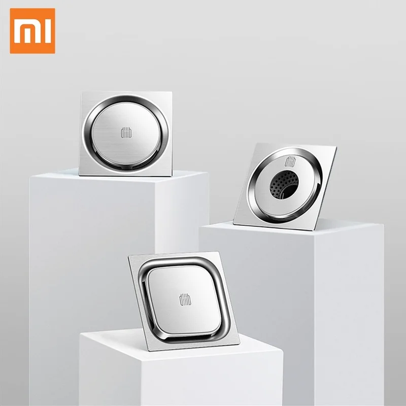 

Xiaimi Diiib Floor Drain Deodorant Proof 304 Stainless Steel Swirling Drainage Kitchen Bathroom Anti-blocking Filter Drain Tools