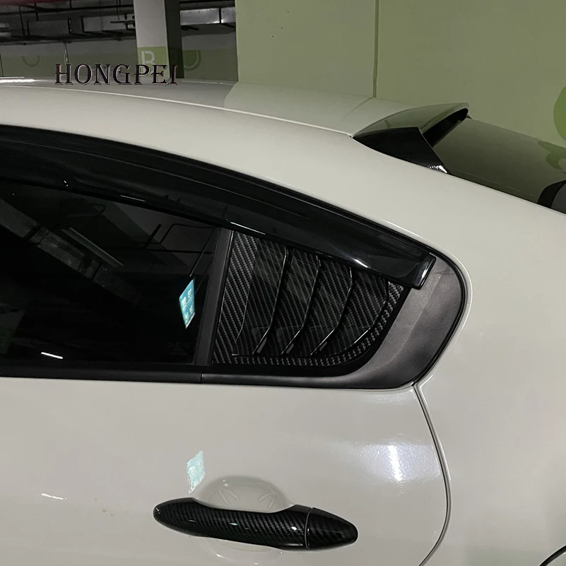 Стайлинг автомобиля для Kia Cerato K3 Forte 2014-2017 жалюзи заднего стекла рамка молдинг