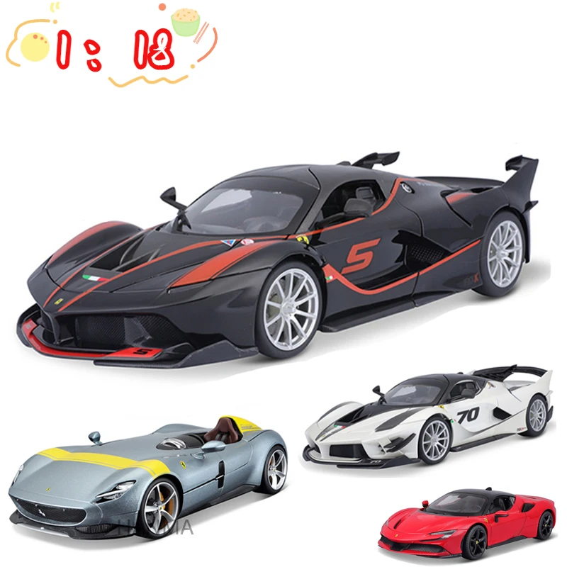 

Модель автомобиля Bburago Ferrari SF90 1:18, литье под давлением