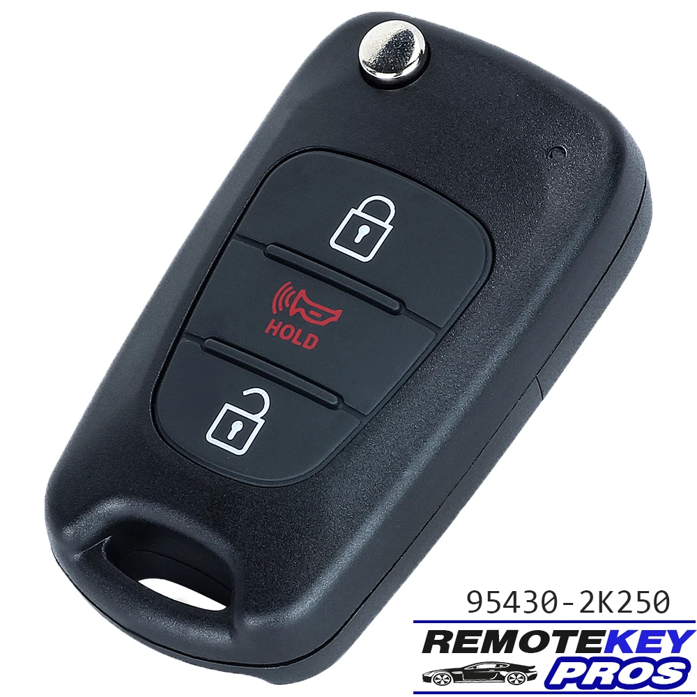DIYKEY 95430-2K250 FCCID: NYOSEKSAM11ATx для Kia Soul 2010 2011 2012 2013 дистанционный ключ 3-кнопочный брелок