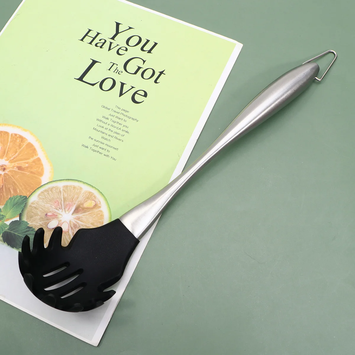 

Pasta Spaghetti Colander Ladle Spoon Strainer Spatula Noodle Filter Noodles Tongs Kitchen Utensil