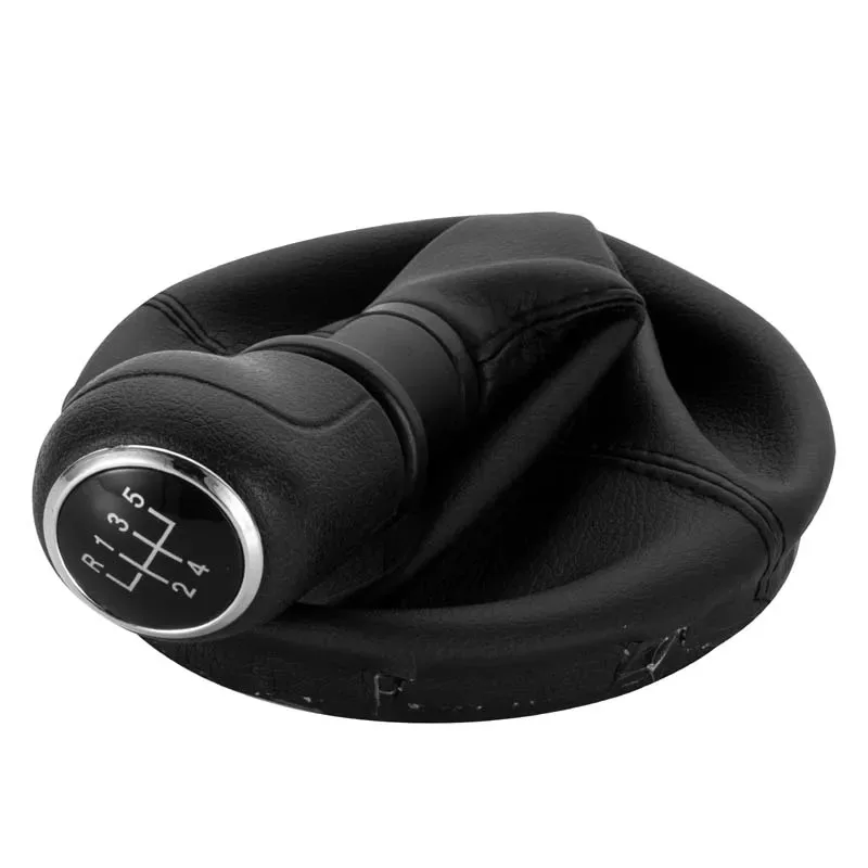 Фото Для Volkswagen VW Transporter T5 T5.1 Gp 2003-2011 T6 Автомобильная ручка переключения передач, рычаг переключения передач, кожаные чехлы, воротник №1
