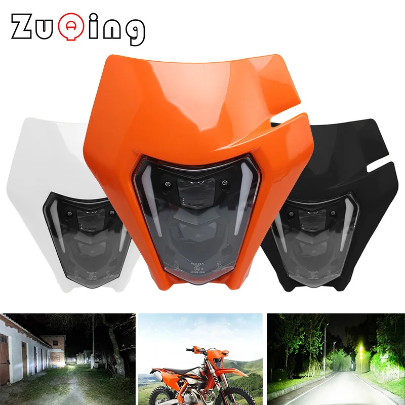 

Motorcycle LED Headlight Head Light Headlamp Fairing For KTM 2021 2022 SX EXC XCF XCFW FXC XCW Enduro MX Motocross