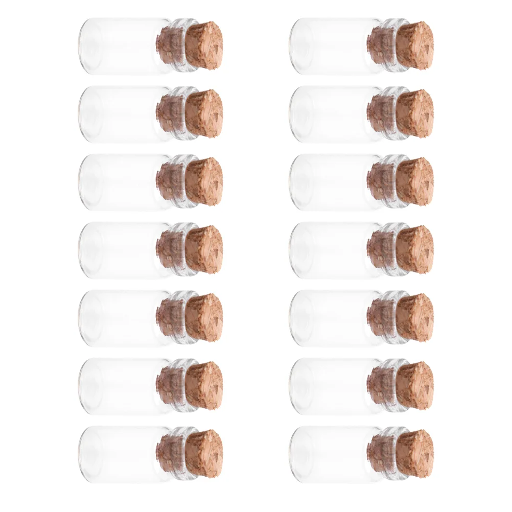 

50 PCS Tiny Jars with Cork Bottles with Cork Bottle with Cork Cork Stopper Bottles