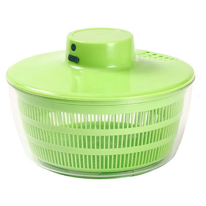 

Multifunction Salad Spinner Lettuce Dryer Manual Vegetable Drainer Crisper Strainer For Washing Drying Leafy Kitchen