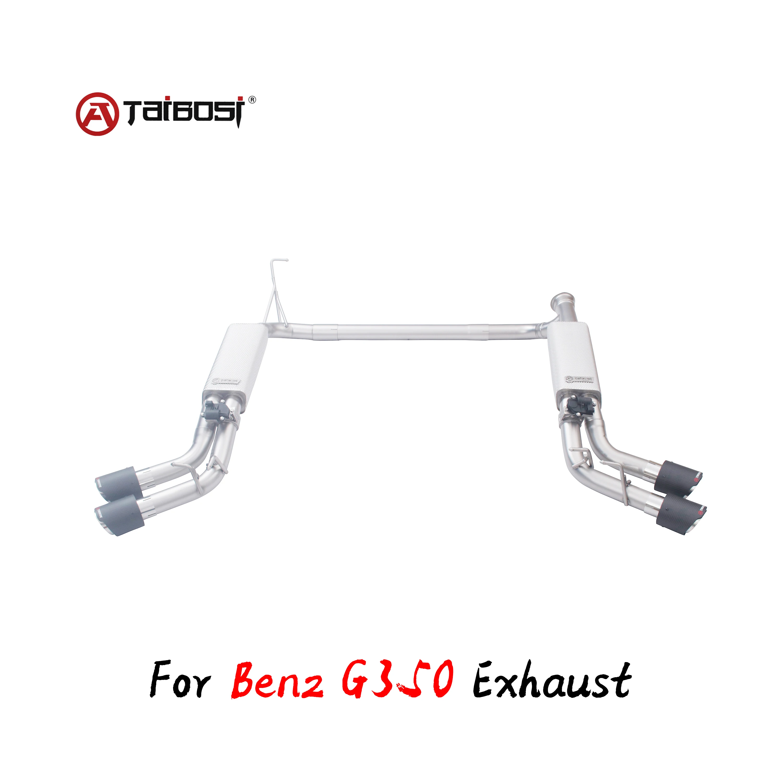 

For Mercedes Benz G350 2.0T Exhaust System Catback Taibosi Performance Vacuum Electric Valve Car Muffler Cutout Tips Accessories