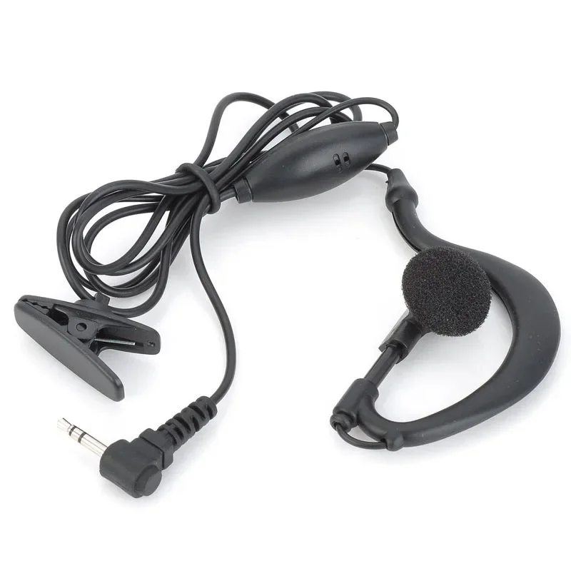 10 шт. рация гарнитура 1 контакт 2 5 мм PTT микрофон ушной крючок для Motorola T6200 6200C TKLR T3 T6