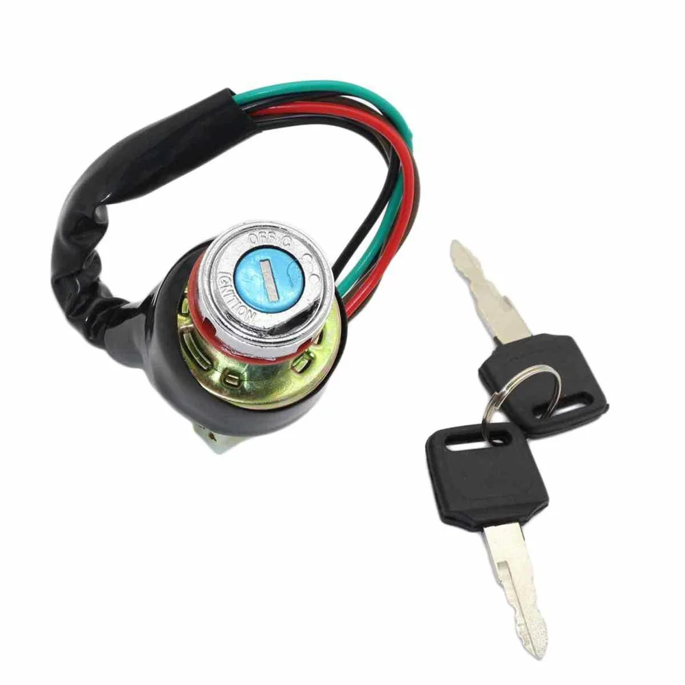 

Go Kart Lgnition Key Barrel Switch For ATV Buggy UTV 49CC 150cc 200cc 250cc Quad Dirt Bike Key Cylinder Switch Set Cycling Parts