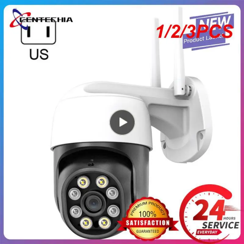 

1/2/3PCS PTZ Wifi IP Camera 4K 8MP HD Outdoor 4X Digital Zoom Security CCTV Camera 1080P AI Detect Auto Tracking P2P Wireless