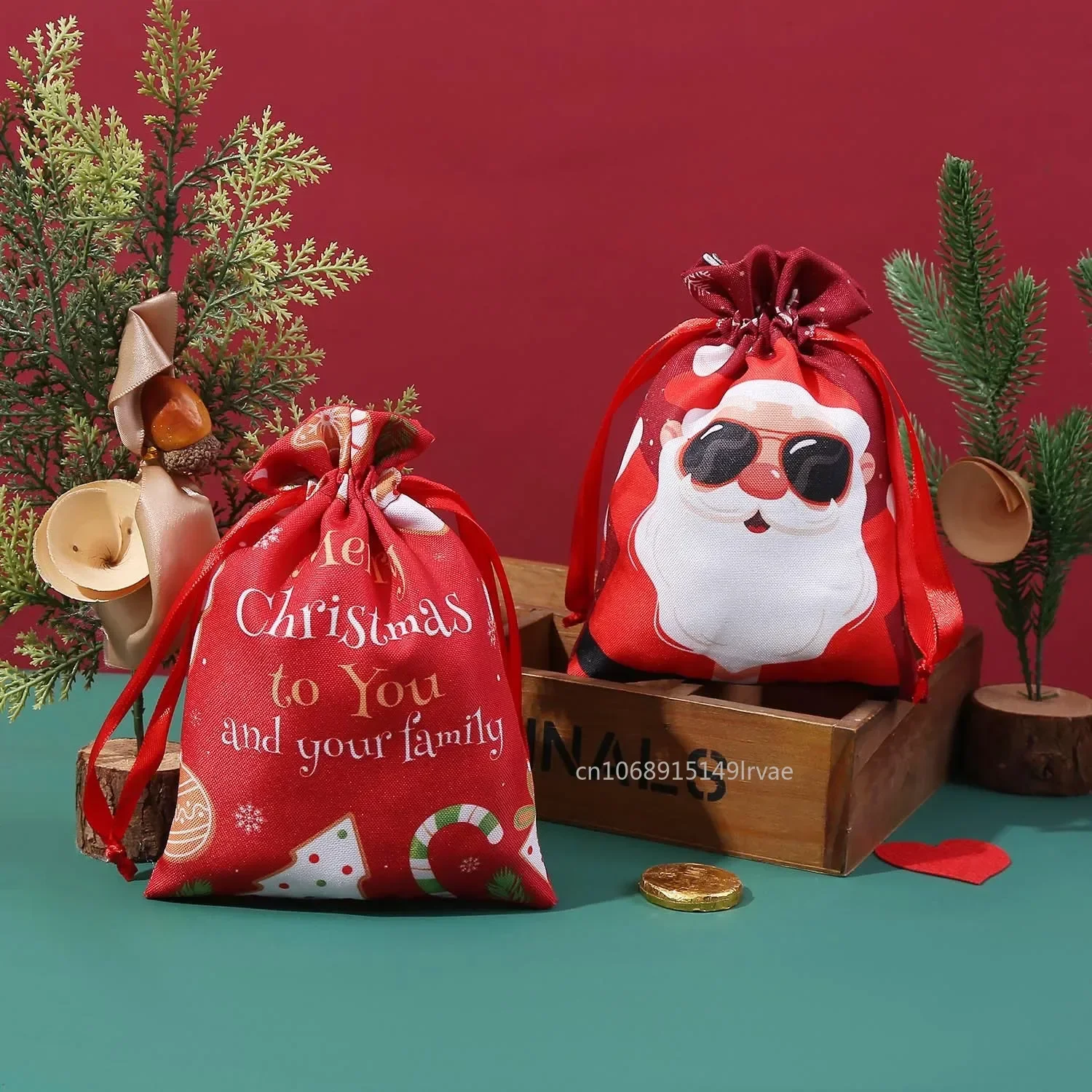 4/1 шт. рождественский подарочный пакет рождественские подарочные упаковочные