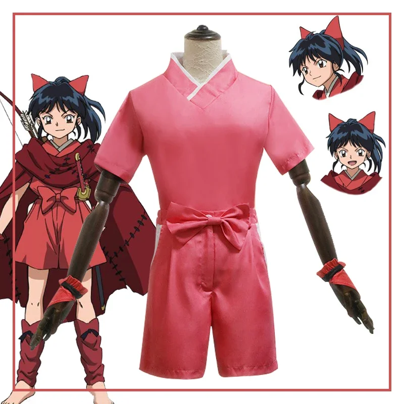 Накидка Hanyo yashhime InuYasha наряд для косплея принцессы кимонотопс шорты костюмы Moroha