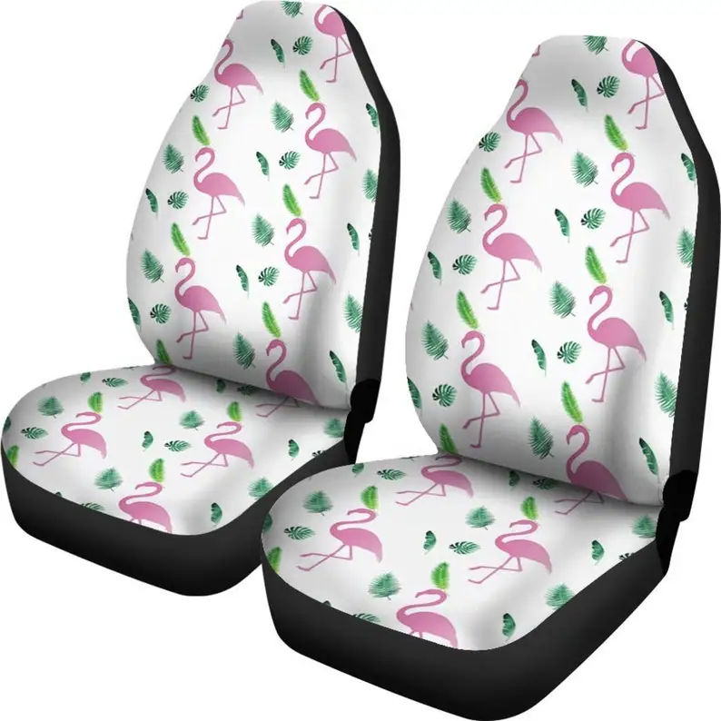 

Flamingo Car Seat Covers (Set Of 2) / 2 Front Car Seat Covers / Flamingo Car Seat Covers / Flamingo Car Seat Protector / Car Acc