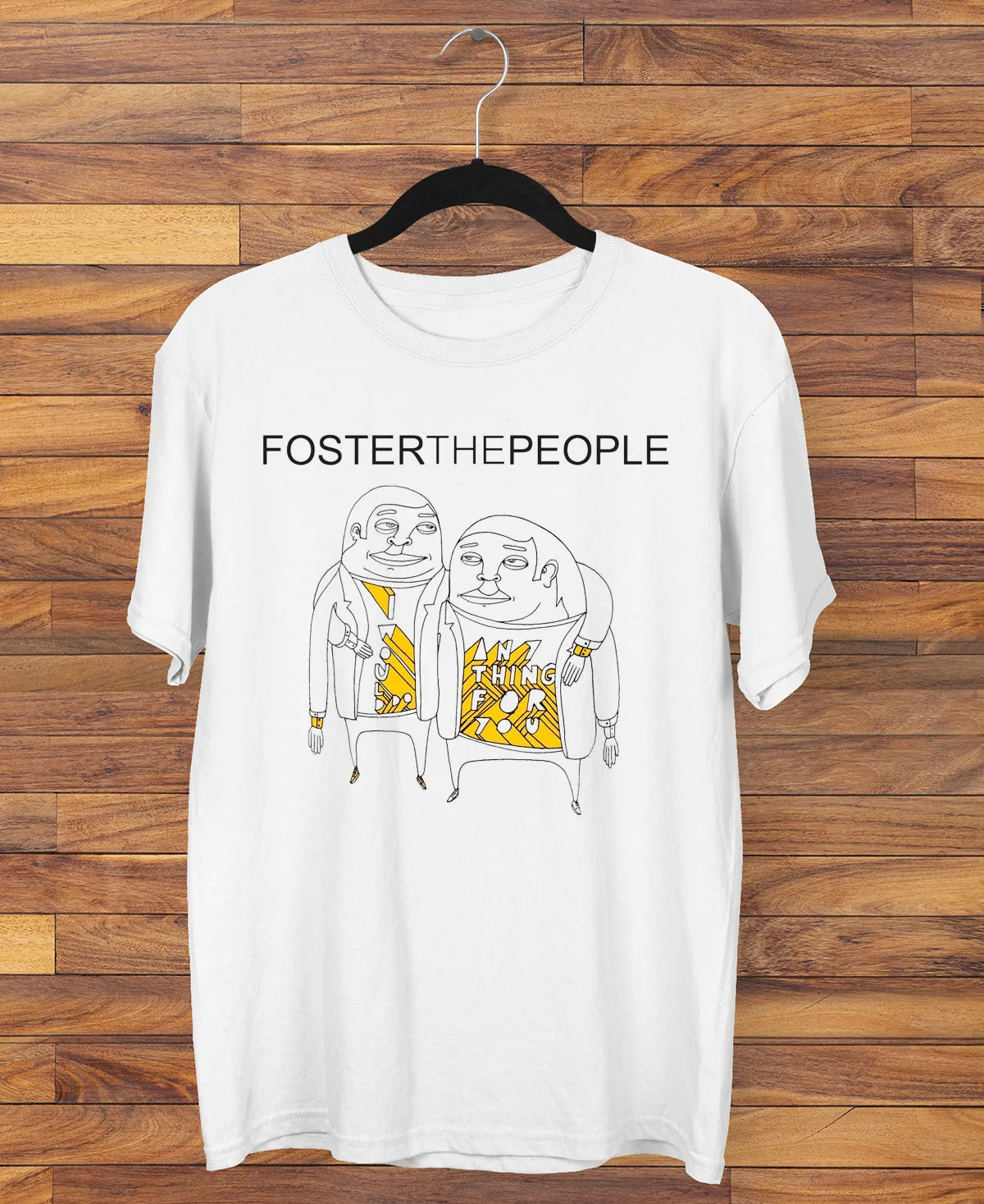 Повязка Foster the People I Would Do Anything for You белая футболка S-5XL JY175