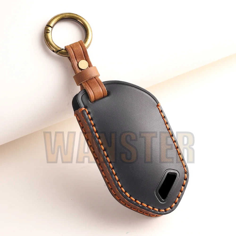 

Кожаный чехол для ключей от 3/4/5/6/7/8/9 с бутылками для 2024 Kia Picanto Sorento MQ4 Carnival KA4 Morning K5 Carens, аксессуары