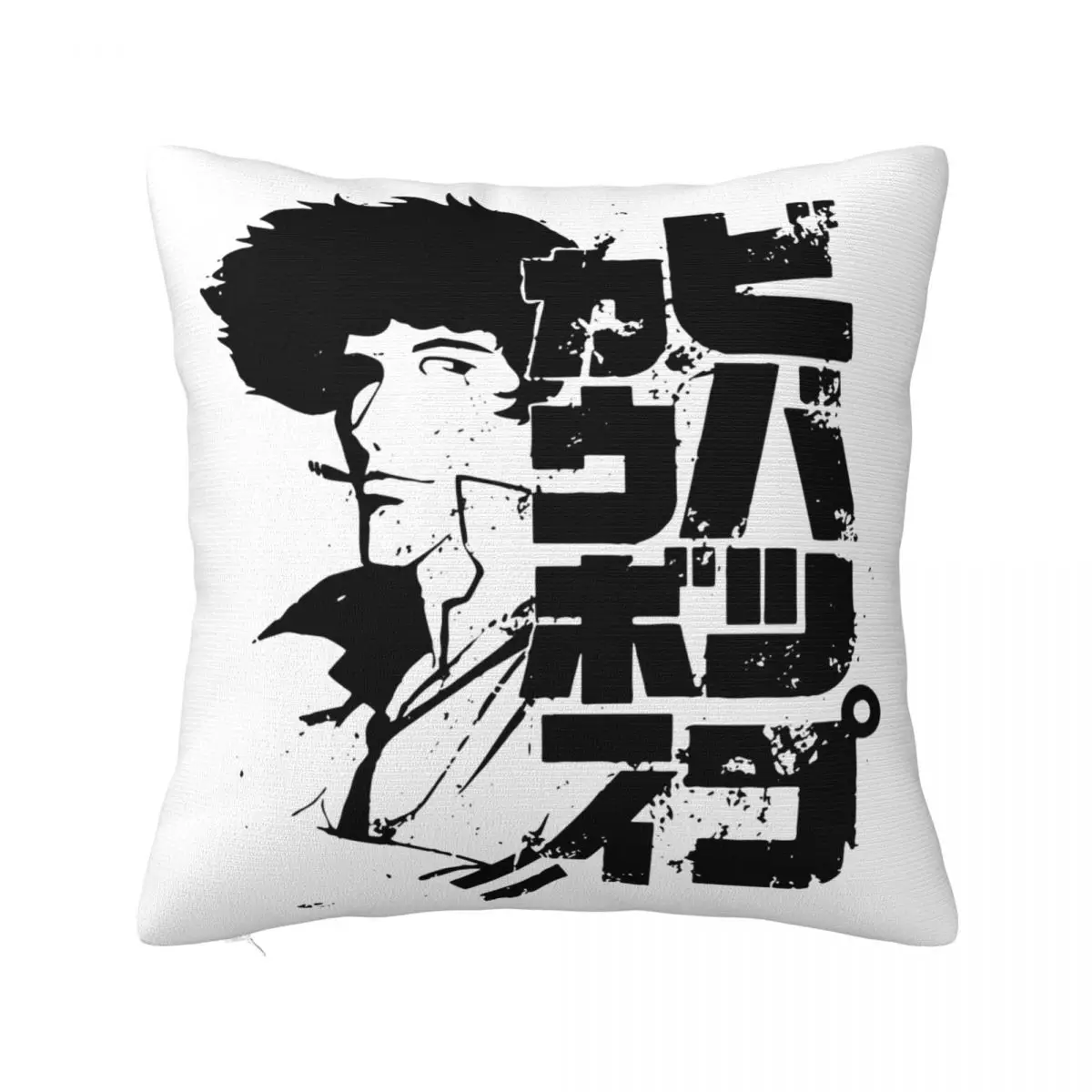 

Cowboy Bebop Spike Blk Jap Pillowcase Soft Polyester Cushion Cover Decoration Streetwear Anime Pillow Case Cover Sofa Square 18"