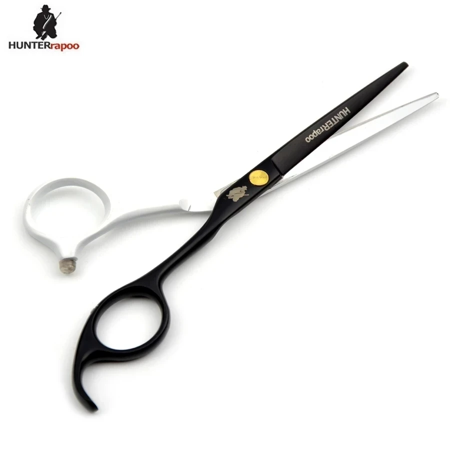 5.5 Inch Black & White hair shear Painted barber scissor for haircut hair cutting shear 1pc Hairdressing trimmer clipper