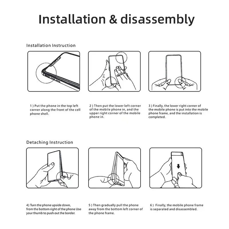 Роскошный легкий алюминиевый металлический каркас для iPhone 12 13 14 15 Pro Max