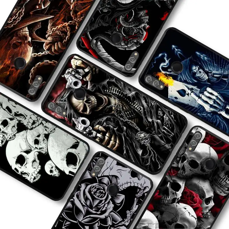 

Grim Reaper Skull Skeleton Phone Case for Huawei Honor 10 i 8X C 5A 20 9 10 30 lite pro Voew 10 20 V30