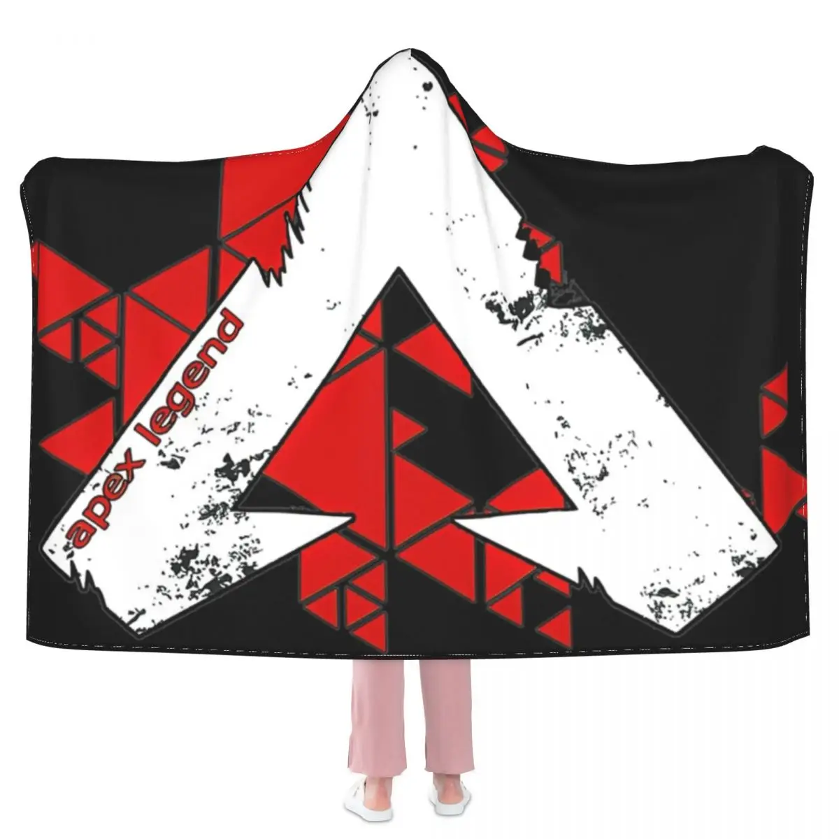 

Одеяло Apex Legends, модное пушистое покрывало с капюшоном для видеоигр, флисовое супермягкое покрывало для кемпинга