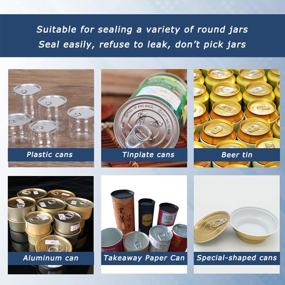 Автоматическая машина для запечатывания банок алюминиевых закуски сухофрукты