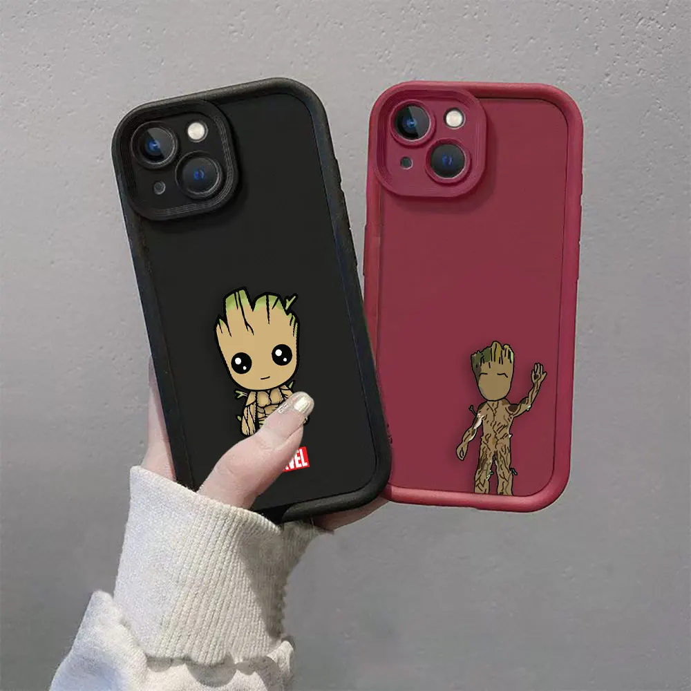 Чехол для телефона Marvel Cartoon Baby Groot Xiaomi 11 14 14T POCO F3 F4 F5 X3 X4 GT X5 M6 Redmi 10 10C 12 12C 13 13C 14C Case Funda