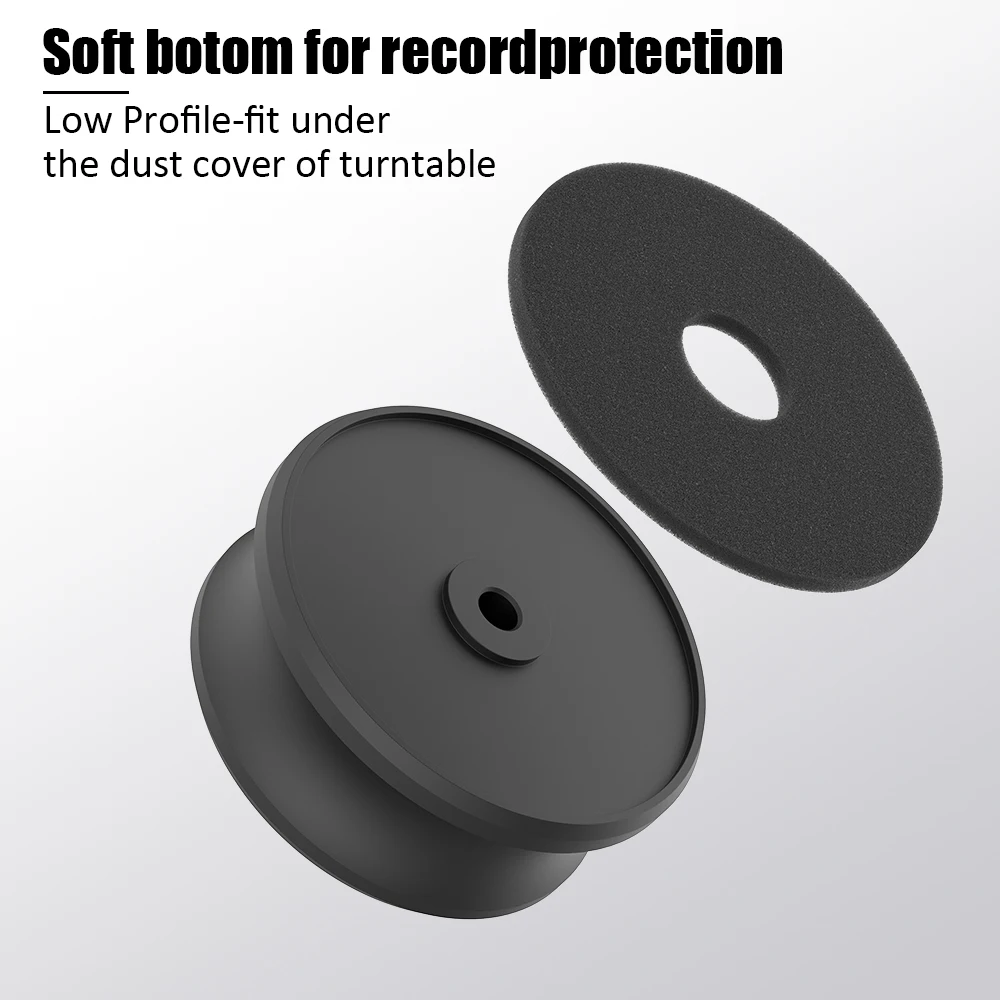 Preffair черный/серебристый алюминиевый виниловый пластинок стабилизатор веса