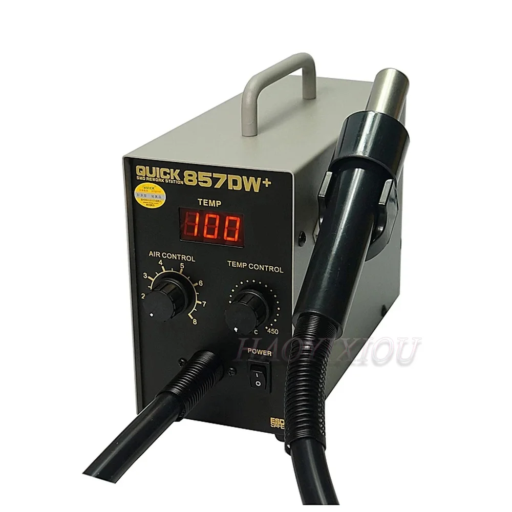 Quick 857dw + Регулируемая паяльная станция с термофеном 580 Вт |