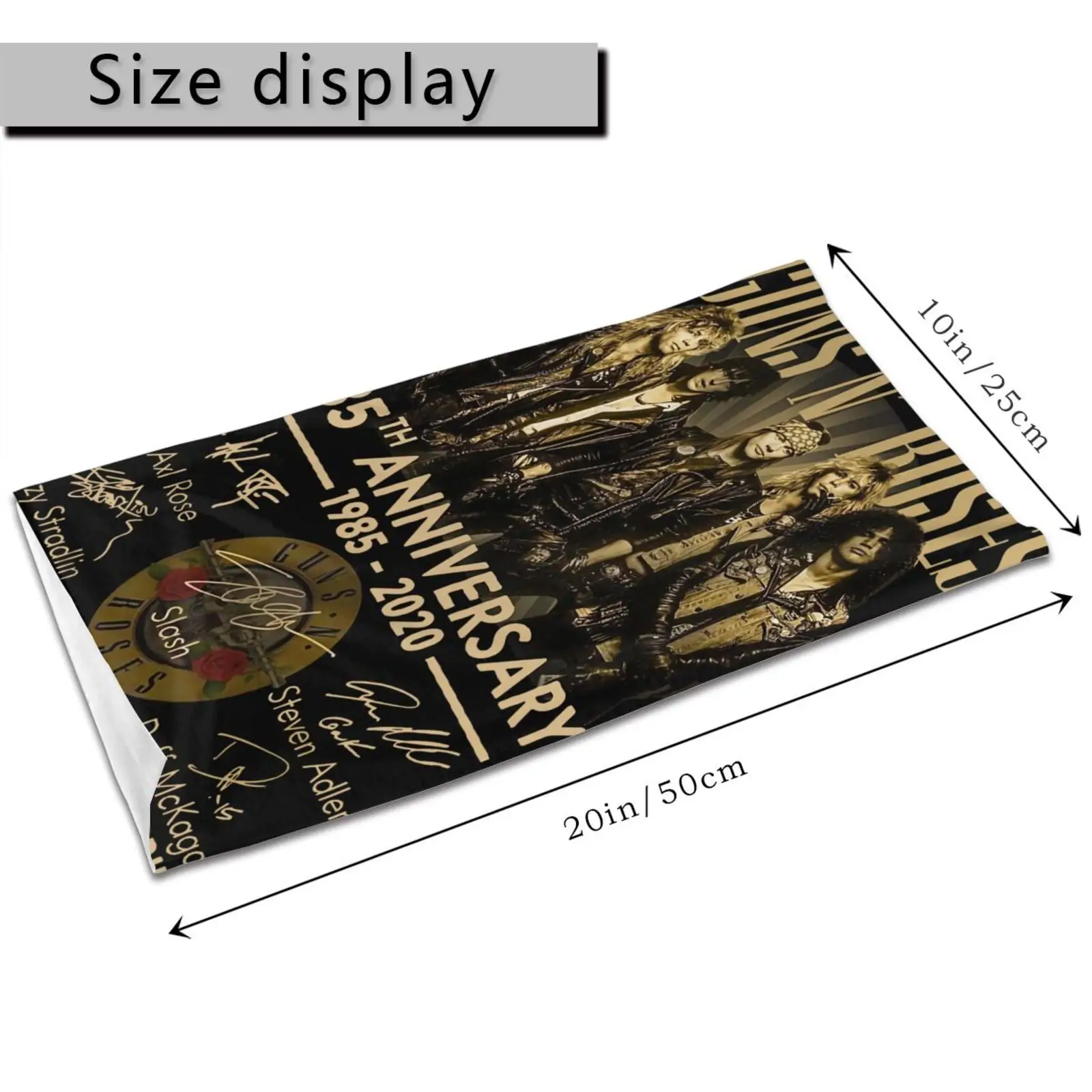 Guns N Roses 35Th Anniversary Members 1791 Men's Balaclava Camouflage Hunting mask Face Mask Fashion Hiking Scarf |