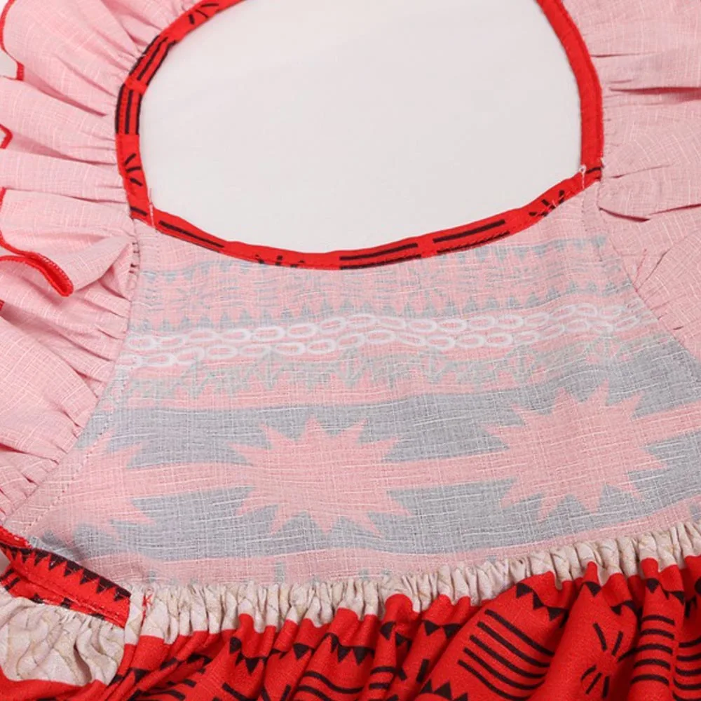 Платье принцессы Моаны костюм для косплея девочек с героями мультфильмов