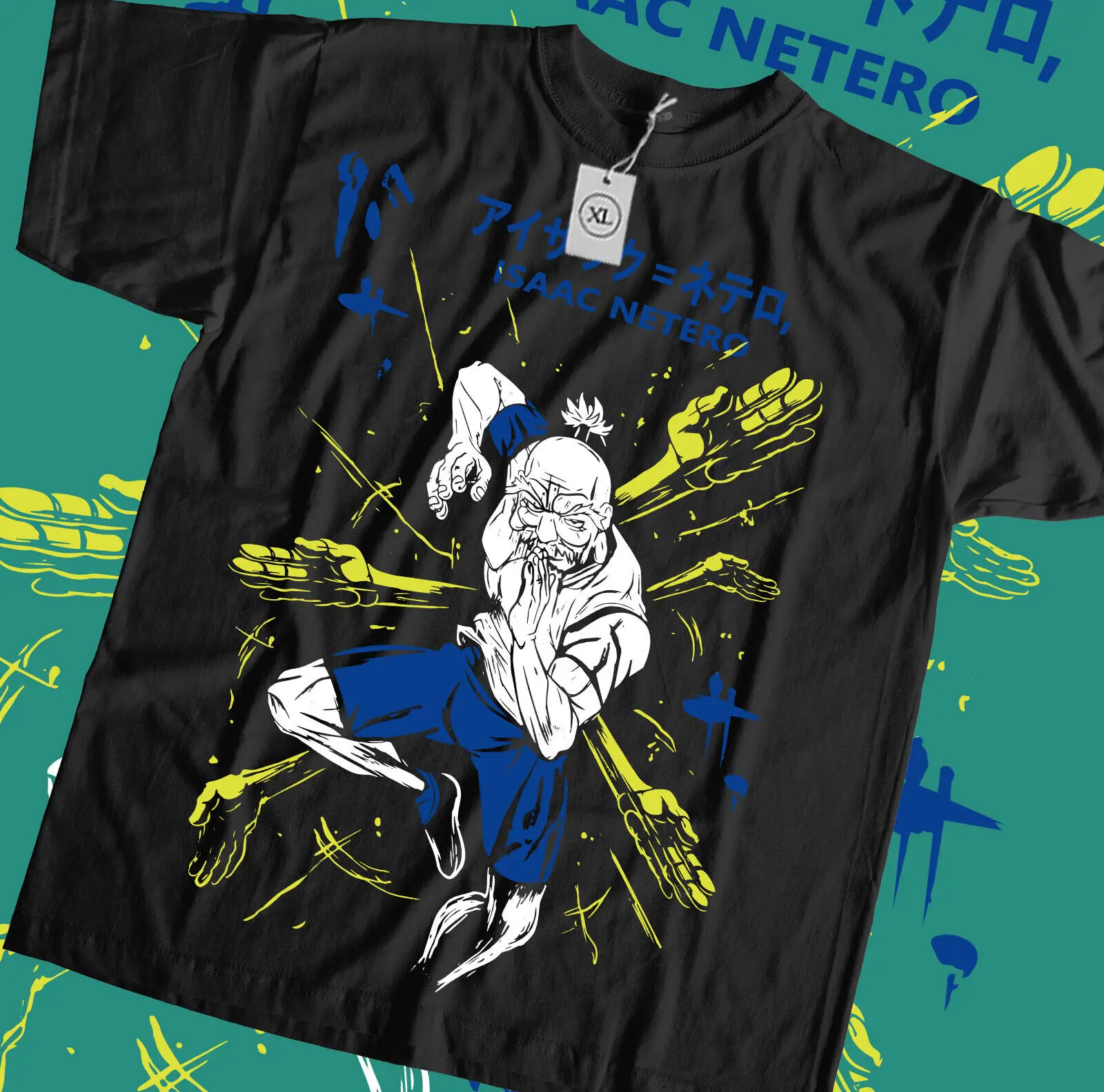 Футболка Netero Hunter x топ в полоску манги аниме 2023 японская рубашка все размеры