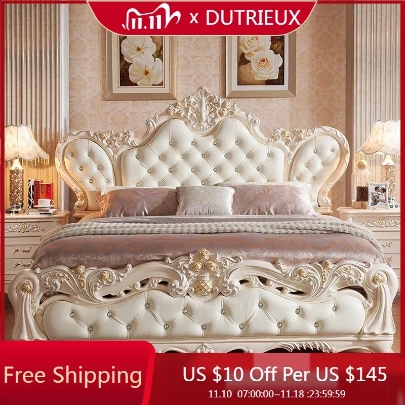 Дизайнерская кровать для девочек современная красота европейская простая