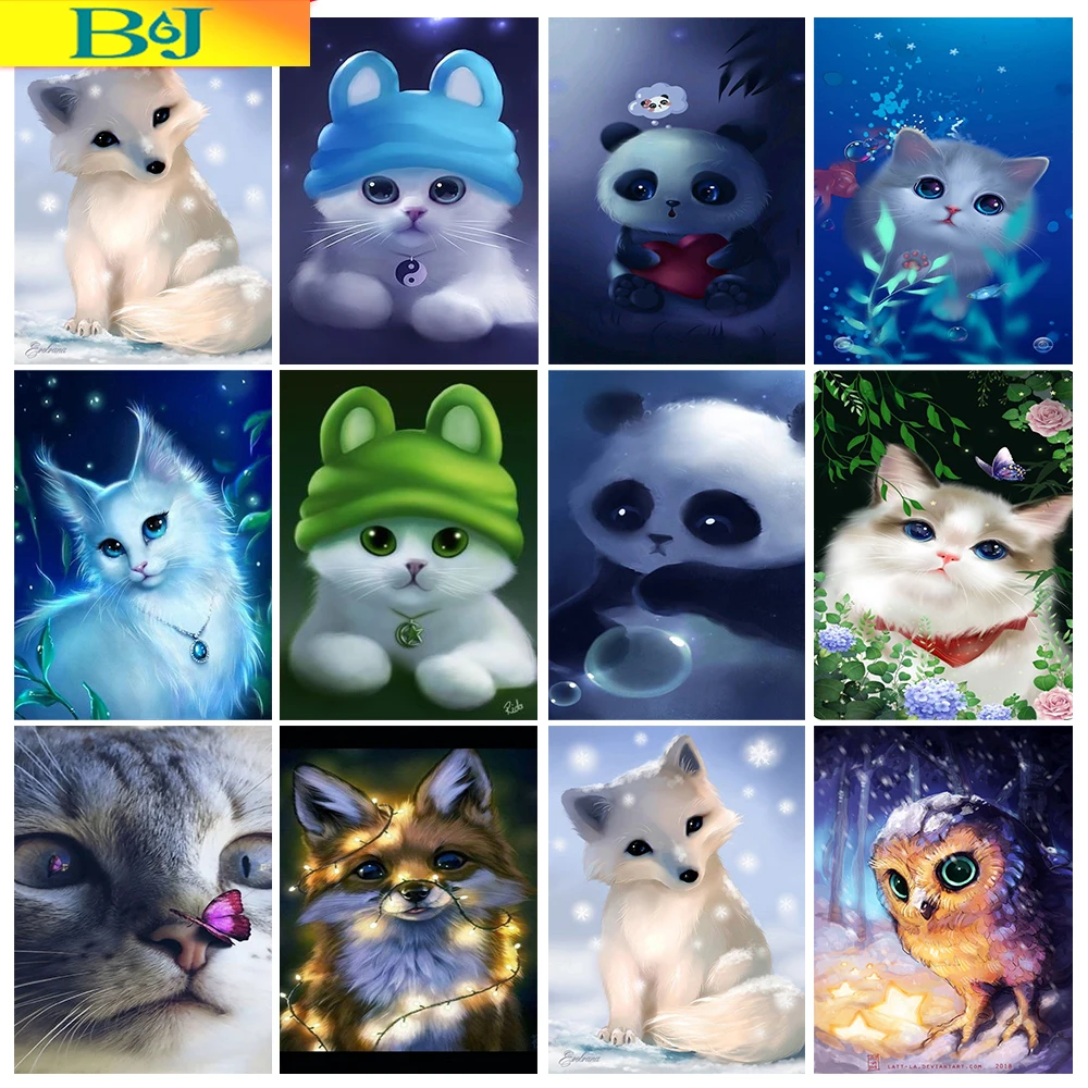 

Набор для алмазной живописи 5D "сделай сам" с изображением кошки, алмазная вышивка с изображением животных, полная круглая Алмазная мозаика, домашний декор, алмазная живопись, детский подарок
