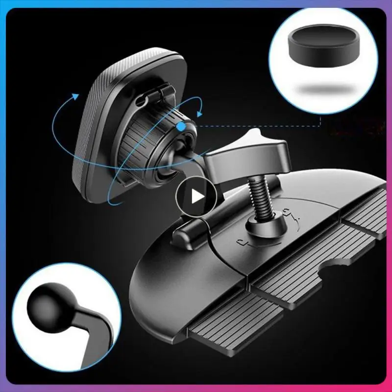 

Keep Safe Car Holder Mobile Phone Accessories Durable Stable Magnetic Attraction Hands-free Mobile Phone Holder Gps Navigation