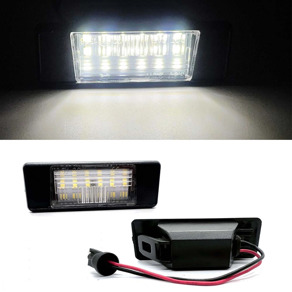 

LED License Plate Light For Infiniti Q50 Nissan Qashqai J11 Primera P12 Pathfinder R51 X-Trail T31 Juke F15 Micra Versa Navara