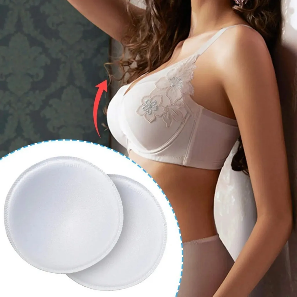 ZXYOUPING 3 пары женских круглых подушечек для бюстгальтера мягкая губчатая